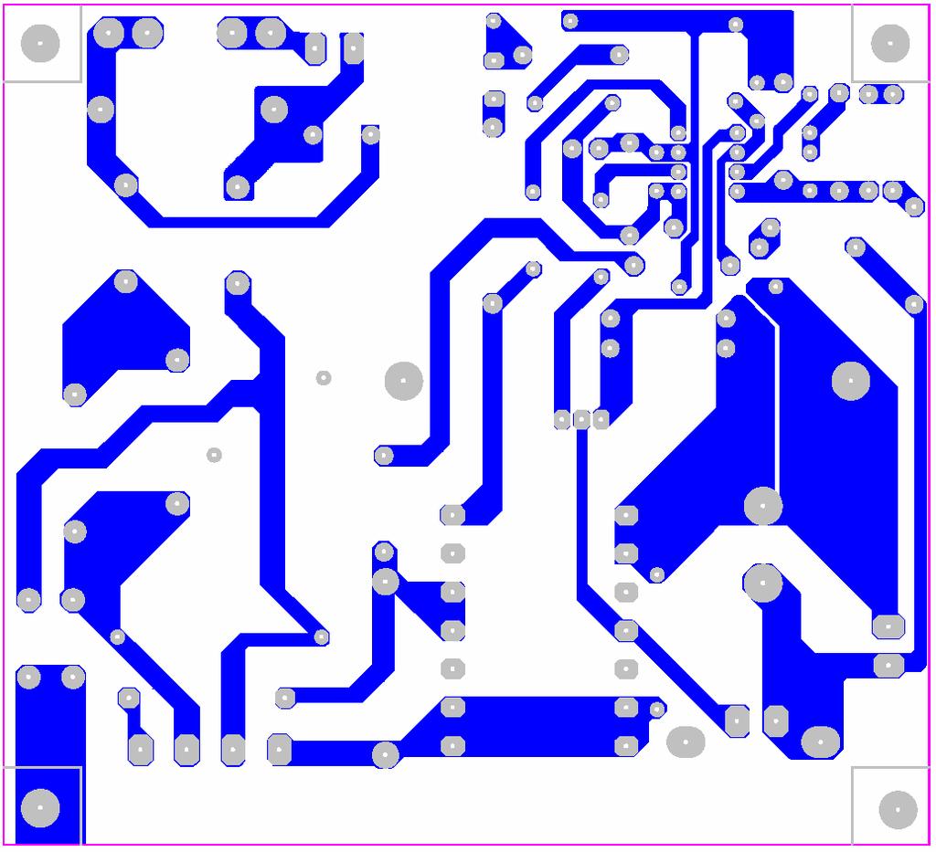7 PCB layout Bottom Layer 160W PFC