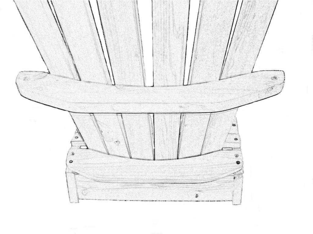 back of Seat facing forward. Place Back on Seat with the supports of the Back facing forward.