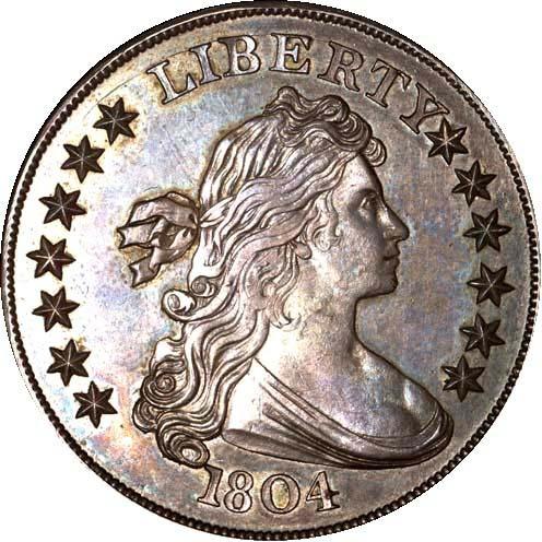 Variations of the Draped Bust image were used on the Half Cent, Cent, Half Dime, Dime,