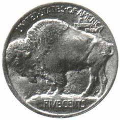 Indian Head Buffalo Nickel 1913 1938 James Earle Fraser, the designer of the Indian Head Five Cent or Buffalo