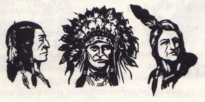 Seneca Chief Two Moons, a Cheyenne Chief Iron Tail, a Sioux The Seneca was the model for the nose and forehead,