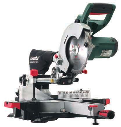 CROSSCUT AND MITRE SAWS Small, light, mobile: the Metabo KS and KGS M- models The revised KS and KGS M models weigh little and are due to the