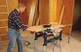 FLUSH-MOUNTED CIRCULAR SAWS No tear-offs - less effort. The basic principle is pulling instead of pushing.