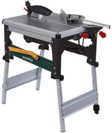up to 45. Sturdy and safe Side part made of solid steel sheet. Always firm Integrated, folding stand with level compensation for a firm base. The machine can also be operated when folded.