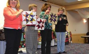 commonbiasquilting.com. The workshop will be on the 23 rd at Four Seasons. Please contact Elaine Franks for more information. finished blocks with Angela Coleman at the guild meetings.