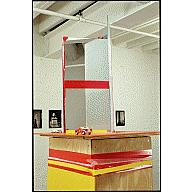 21. Bauhaus Fuck the Bauhaus 1 2000 Plywood, mirror, textured glass, tape, net tape,