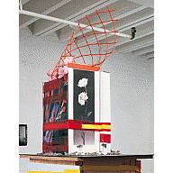 Fuck the Bauhaus 2 2000 Plywood, plastic, paper, cardboard pizza box, plastic,