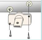Chapter 1: parts glossary Part # OPTS-P02 Ceiling Vertical Mount Plate Part # OPTS-C02-S