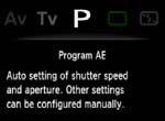 It is displayed when you change the shooting mode or use the Quic Control screen to