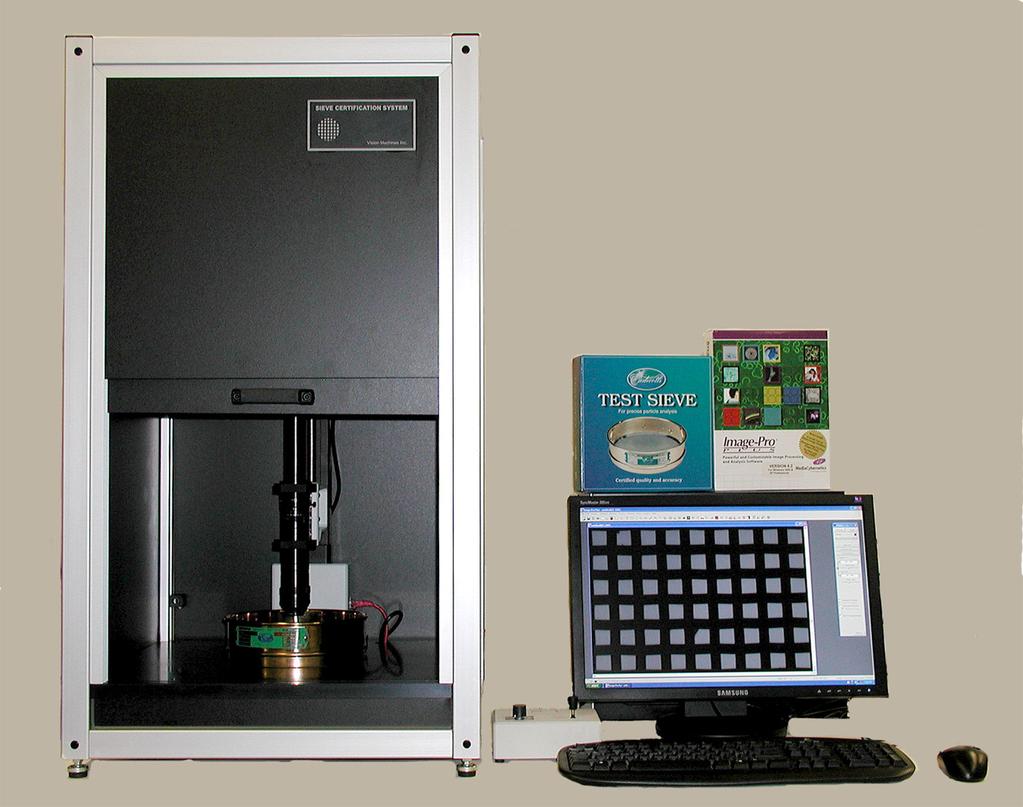 Fully automated, ASCS is a precision optical instrument that measures openings and wire diameters.
