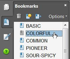 scheme name to go directly to a specific color scheme page Back to TOC Tab: click on the Creative Color Schemes tab at the bottom left of an even page to go right back to appropriate TOC