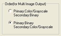 - Order (for Multi Image Output) You can specify the order in which images are output when scanning documents in Multi Image Output mode.