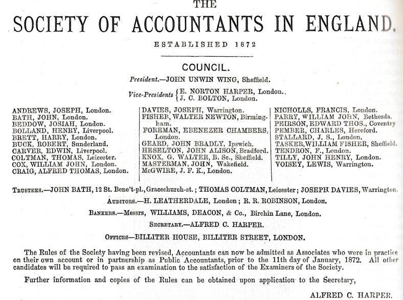 societies of accountants in Liverpool,