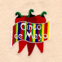 [m1166] 7 White Lt middle of flag [m1001] 8 Red Lt top of flag [m1147] Cinco de Mayo Peppers & Blanket CD032907TE Stitches:13330 3.01" H X 2.