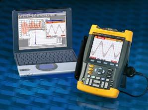 ScopeMeter 120 and 190C Series all this power in your hand FlukeView for Windows helps you get more out of your ScopeMeter by: Documenting transfer waveforms, screens and