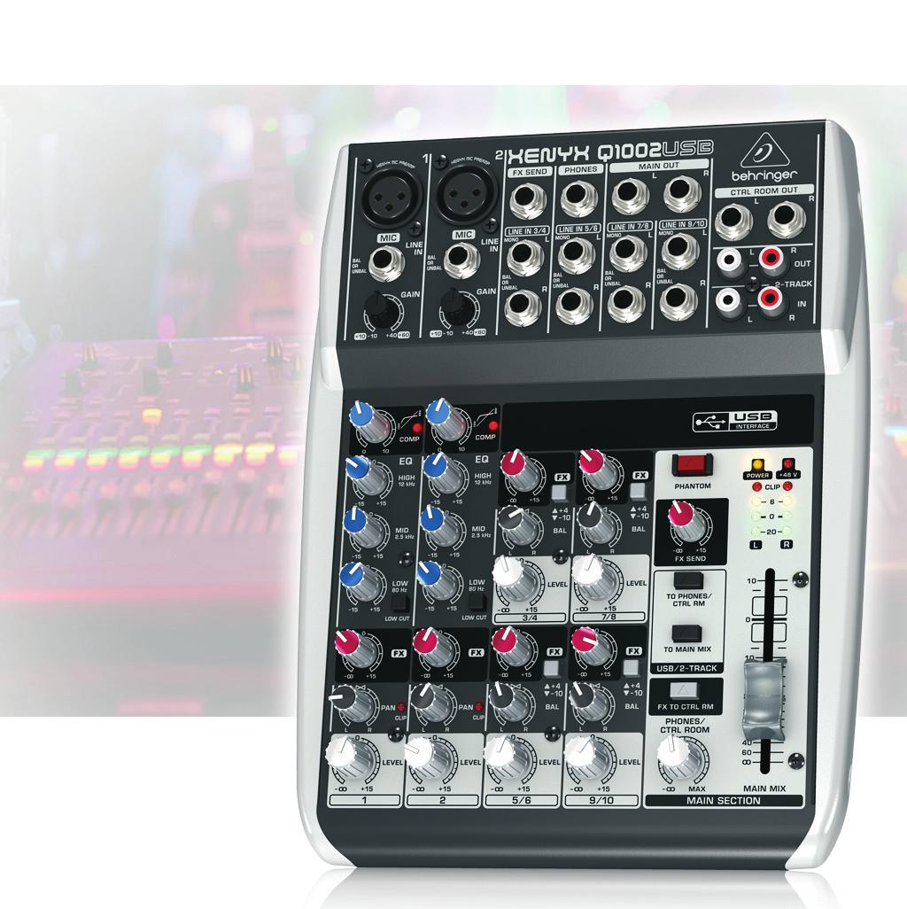 Free audio recording, editing and podcasting software plus 150 instrument/effect plug-ins downloadable at behringer.