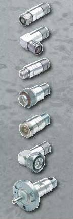 Coaxial Cable 1/2" Coaxial Connectors DESCRIPTION N-male, O-ring N-female, O-ring N-male, right angle, O-ring 7/16 DIN male, O-ring 7/16 DIN female, O-ring 7/16 DIN male, right angle, O-ring 7/8 EIA