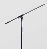 Stand for gooseneck microphones, tripod base made of cast