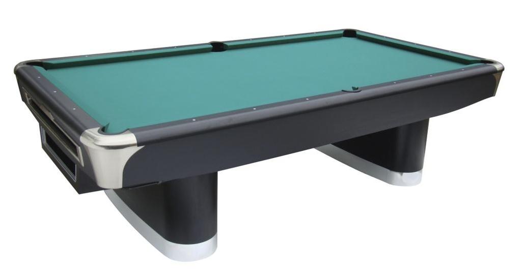 The Duke Commercial Table! Durable & Easy Maintenance! 1" Framed Slate! Shown in Black Available in 9 ft only 9' $5,699 with 0% Interest or Special Terms Financing!