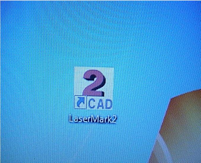 Double click on the Lasermark2 software.