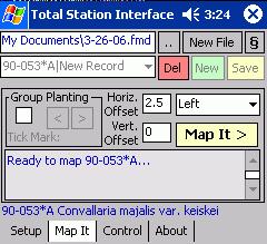 How to Create Inventory List An inventory list may be created and stored in the Total Station Interface in order to keep track of a list of plants that you wish to map.