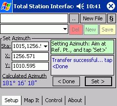 This is analogous to minimizing a window in desktop Windows. By clicking the SOS Button and then clicking End Total Station Interface, you will completely shut it down.