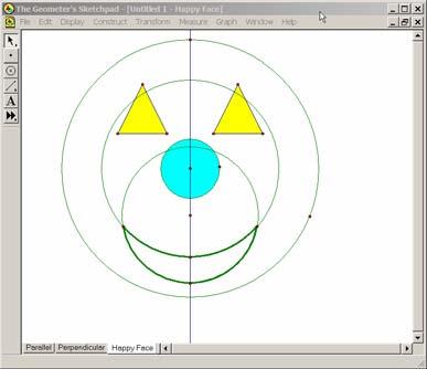 Meet Geometer s Sketchpad Select the points of intersection in a counter-clockwise order and then select one of the circles. From the Construct menu, choose Arc on Circle.