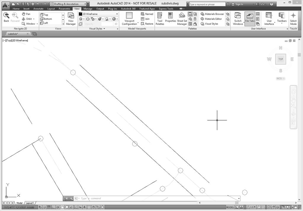 78 Tutorial 2 BASIC CONSTRUCTION TECHNIQUES Figure 2.32 Zoom Previous To return an area to its previous size, you will click Zoom Previous from the Standard toolbar.