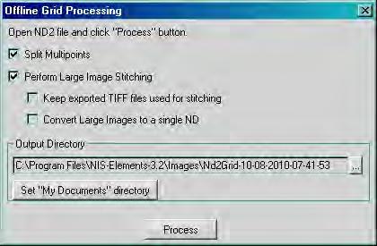 Offline post-processing of ND datasets Typically post-processing of ND datasets takes a long time.