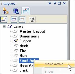 Activity: Virtual component editor In PathFinder select the Layers tab and right-click the layer Front Axle