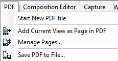 PDF Pages The version 4 brought tools for multi-page PDF export, which was added as most of the tools for internal purpose at mediachance office.