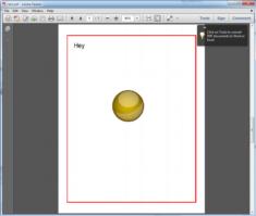 Then place the objects on top of the rectangle as you would in a desktop publishing editor.
