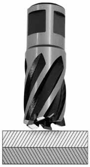 Cobalt M42 Stack Cutters 3/4" Weldon Shank U.K. 1" DEPTH OF CUT Stack cutters have specially designed cutting teeth for boring composites or stacked work.