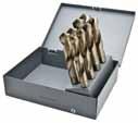 Reduced Shank Drill Sets 3/8" REDUCED SHNK MECHNIC S LENGTH 1/2" REDUCED SHNK SILVER & DEMING BBML74290R 8 Pc.
