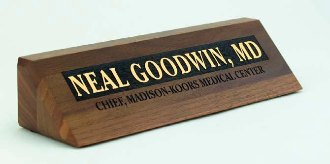 Executive Accessories - Sizes: Nameplate