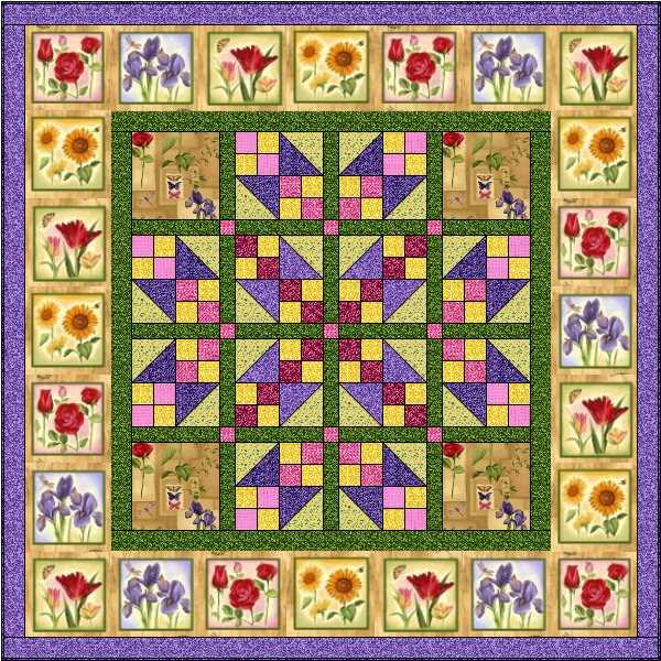 Block Party Fabrics by Ro Gregg Quilt Designed by Cathy Miles 66" x 66" Exclusive Quilt Shop Division