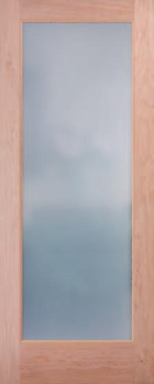 Frosted glass with triple border for