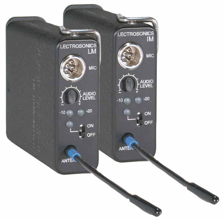 INSTRUCTION MANUAL LM/IM Frequency-Agile UHF Belt-Pack Transmitters Featuring Digital Hybrid Wireless Technology