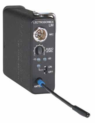 LM/IM Controls and Functions Mic Input Jack The -pin (Switchcraft compatible) input accommodates virtually every lavaliere, hand-held or shotgun microphone available, and most musical instrument