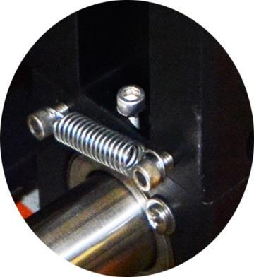 Turning the adjustment screw counter clockwise will have the opposite effect, see image 5-5.