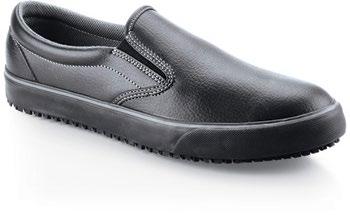 Ollie Leather #6044 Black Material: Genuine Leather 14 Wide sizing 8-11½, 12, 13, 14 Twin elastic insets for a