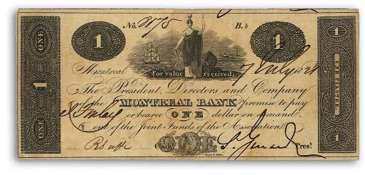 In 1832, efforts were begun to establish a sound currency in Nova Scotia and to strengthen the credit standing of the province.