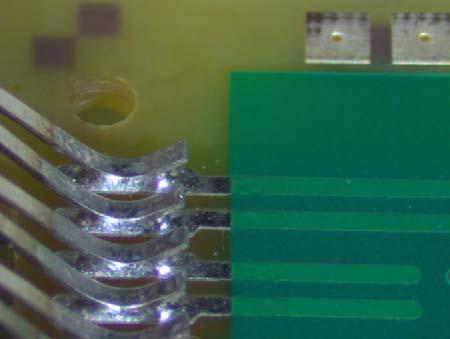 The materials adjacent to the solder connections also can limit the maximum temperature and the methods used to form solder connections.