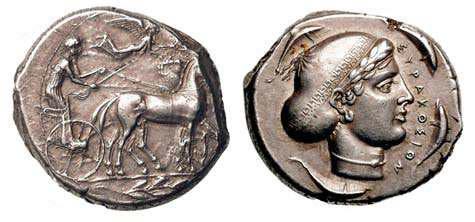 Century BC, the diemakers of Syracuse became famous throughout the Greek world for their skill and artistry in particular, their exquisite depictions of Arethusa, which curiously appears on the