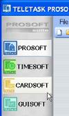 TELETASK Handbook CARDSOFT 2. Starting CARDSOFT 2.1. PROSOFT Suite Since CARDSOFT is integrated in PROSOFT SUITE ist became verry easy to start up CARDSOFT.