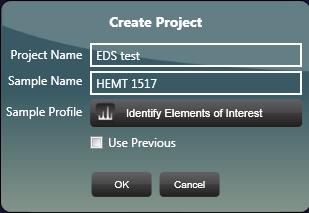 4.6. In the Project dialogue box, go to Create and select