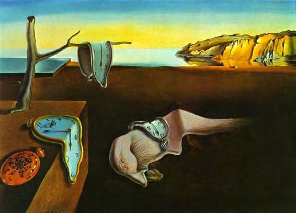 Dali s style is characterized by such precisely rendered objects that they betray the viewer s sense that the scene is a fantasy.