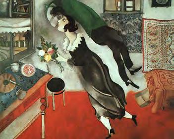 Influenced by his childhood as a Jew from a small Russian village, Chagall s work is characterized by strong spiritual overtones as well as memories