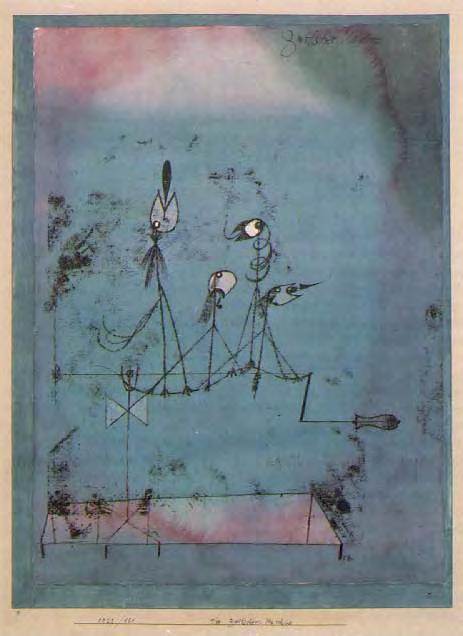 Klee was a Swiss-German painter who taught at the Bauhaus and lectured extensively on form and design theory.