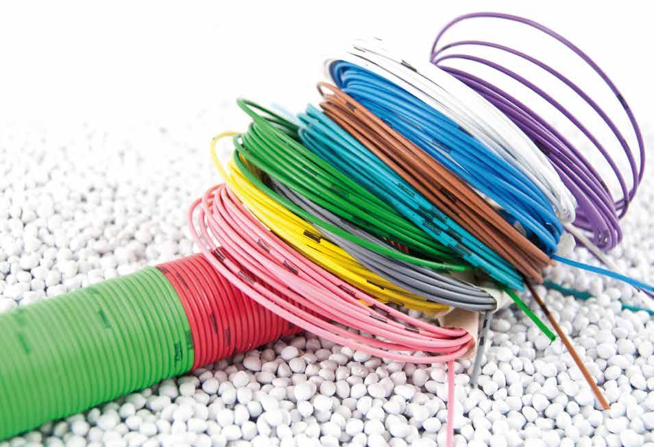 TPE-E MASTERBATCH DELTAPLAST Automotive and Optical fiber cables Colour Reference Colour Code Heat Stability